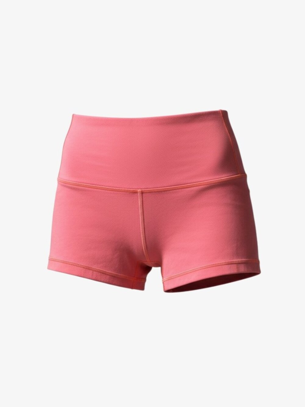 Lululemon Boogie Short Roll Down Reversible Coral Burgundy Womens 4 Yoga Pilates
